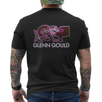 Glenn Gould Pianist Shirt Mens Back Print T-shirt - Seseable