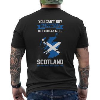 Glück Können Sie Nach Scotland Gehen T-Shirt mit Rückendruck - Geschenkecke