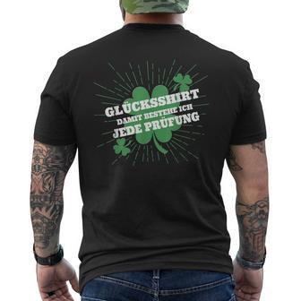 Glücksbringer Test T-Shirt mit Rückendruck - Seseable