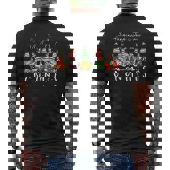 Gnomes De Jardin Drôles De Noël Avec Mes Nains De Jardin T-shirt imprimé au dos - Cadeauxyz