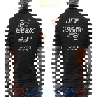 Go Lesbians Go Camiseta Hombre Estampado Espalda - Regaloses