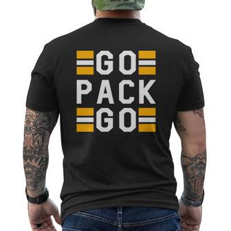 Go Pack Go Mens Back Print T-shirt - Thegiftio UK