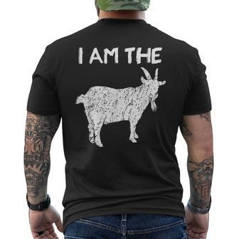 I Am The Goat Greatest Of All Time Motivational Player Gear Men's T-shirt Back Print - Monsterry DE