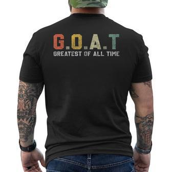 GOAT Greatest Of All Time Women Men's T-shirt Back Print | Mazezy