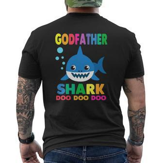 Godfather Shark Doo Doo Mens Back Print T-shirt | Mazezy