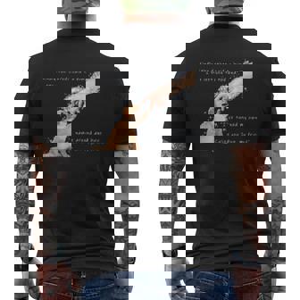 Golden Retriever I Have Left You To The End Classic Mens Back Print T-shirt - Thegiftio