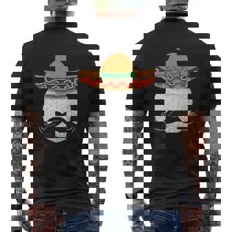 Golf Ball Mustache Mexican Sports Mexico Party Mens Back Print T-shirt - Thegiftio UK