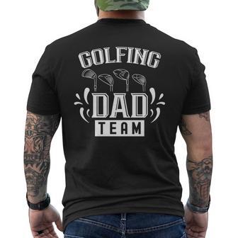 Golf Papa Golferater Team Sprücheater Tag Papi T-Shirt mit Rückendruck - Geschenkecke