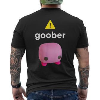 Goober Meme Ironic Weirdcore Men's T-shirt Back Print - Monsterry DE