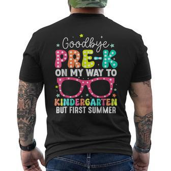 Goodbye Pre-K Graduation To Kindergarten First Summer Men's T-shirt Back Print - Monsterry CA