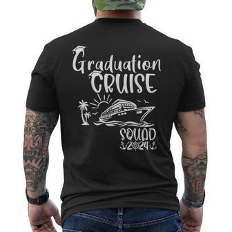 Graduation Cruise Squad 2024 Holiday Trip Family Matching Men's T-shirt Back Print - Monsterry DE