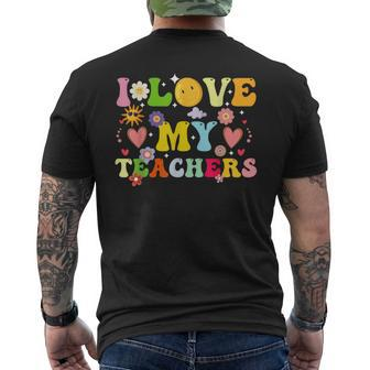 Graduation I Heart My Teachers I Love My Teachers Men's T-shirt Back Print - Monsterry DE