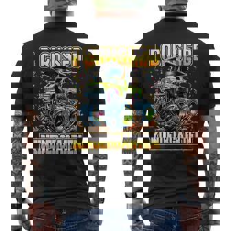 Graduation Kindergarten Monster Truck Boys I Crushed Grad Men's T-shirt Back Print | Mazezy