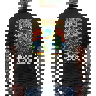 Graduation Pre-K Monster Truck Boys I Crushed Preschool Grad Men's T-shirt Back Print | Mazezy