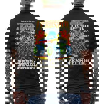 Graduation Preschool Monster Truck Boys I Crushed Pre-K Grad Men's T-shirt Back Print | Mazezy