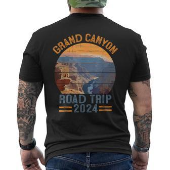 Grand Canyon National Park Road Trip 2024 Family Vacation Men's T-shirt Back Print - Monsterry