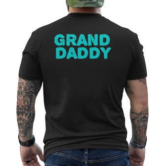 Grand Daddy Grandpa Grandfather Tee Mens Back Print T-shirt | Mazezy