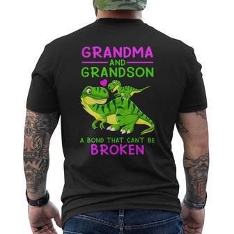 Grandma And Grandson A Bond That Can't Be Broken Men's T-shirt Back Print - Monsterry CA