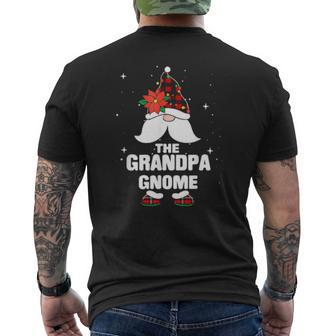 The Grandpa Gnome Christmas Mens Back Print T-shirt | Mazezy