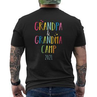 Grandparents Camp 2021 Cousins Summer Vacation Mens Back Print T-shirt | Mazezy