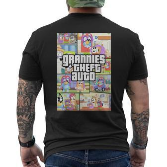 Grannies Theft Auto Men's T-shirt Back Print - Monsterry AU