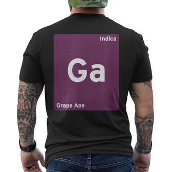 Grape Ape Cannabis Strain Men's T-shirt Back Print - Monsterry DE