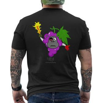 The Grape Ape Men's T-shirt Back Print - Monsterry