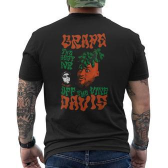 Grape Davis Men's T-shirt Back Print - Monsterry DE