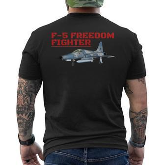 Great Aviation F-5 Perfect For Airplane Buff's Men's T-shirt Back Print - Monsterry