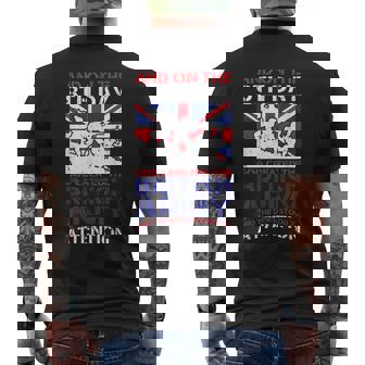 Great British Army On The 8Th Day God Created Men's T-shirt Back Print - Thegiftio