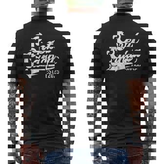 Great Grandpa Est 2025 For Pregnancy Announcement Men's T-shirt Back Print - Thegiftio
