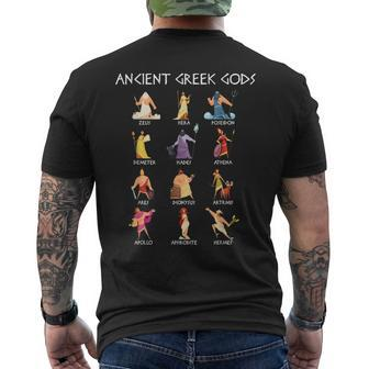 Greek Gods Greek Mythology Ancient Legends Men's T-shirt Back Print - Monsterry DE