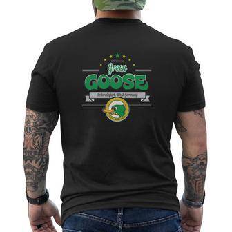 Green Goose Schweinfurt Germany Mens Back Print T-shirt - Thegiftio UK