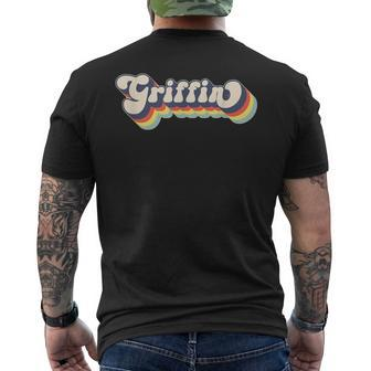 Griffin Family Name Personalized Surname Griffin Men's T-shirt Back Print - Seseable