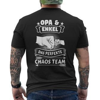 Großvater & Enkel Chaos Team Partnerlook Kurzärmliges Herren-T-Kurzärmliges Herren-T-Shirt - Seseable