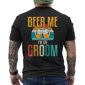 Groom To Be Wedding Men's T-shirt Back Print - Thegiftio UK