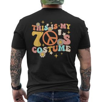 Groovy This Is My 70S Costume 70 Styles 1970S Vintage Hippie Men's T-shirt Back Print - Monsterry DE