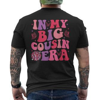 Groovy In My Big Cousin Era Men's T-shirt Back Print - Monsterry