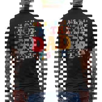 Groovy It's Me Hi I'm The Dad It's Me Fathers Day Men's T-shirt Back Print - Thegiftio UK