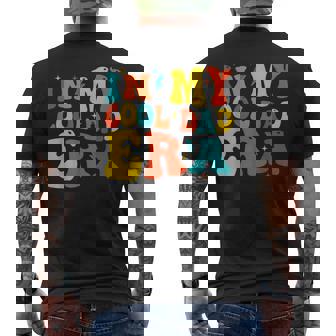 Groovy Vintage In My Cool Dad Era Father's Day Men's T-shirt Back Print - Thegiftio UK