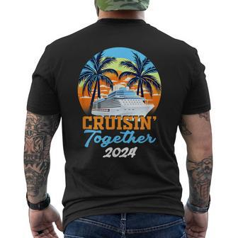 Group Cruise 2024 Friends Family Friends Group Matching Men's T-shirt Back Print - Monsterry UK