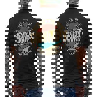 Grumpy From Grandchildren Grumpy The Myth The Legend Men's T-shirt Back Print - Thegiftio UK