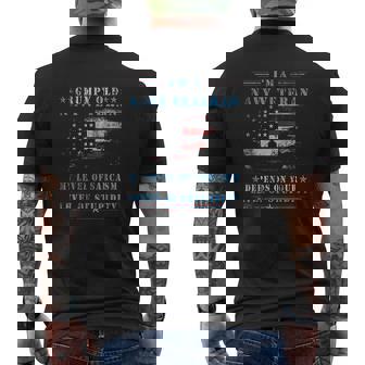 I Am A Grumpy Old Us Navy Mens Back Print T-shirt - Thegiftio UK
