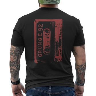 Grunge 90'S Vintage Concert Mixtape Retro Men's T-shirt Back Print - Monsterry CA