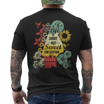 Guitar Life Is Short Men's T-shirt Back Print | Mazezy