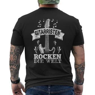 Guitar Player Idea Guitar T-Shirt mit Rückendruck - Seseable