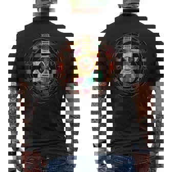 Guitarra Acústica Para Guitarristas Acústicos Músicos Guitarristas Camiseta Hombre Estampado Espalda - Regaloses