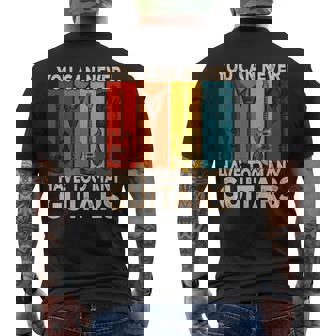 You Can Never Have Too Many Guitars Guitar Player Guitarist V2 Mens Back Print T-shirt - Thegiftio