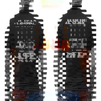 All Guitars Matter Guitar Lover & Guitarist Mens Back Print T-shirt - Thegiftio