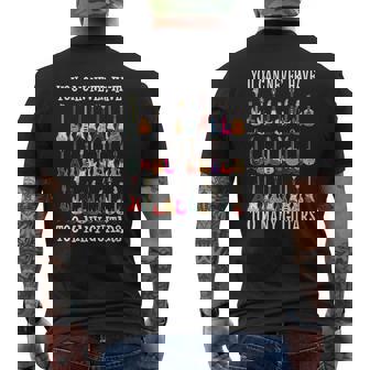 You Can Never Have Too Many Guitars Mens Back Print T-shirt - Thegiftio
